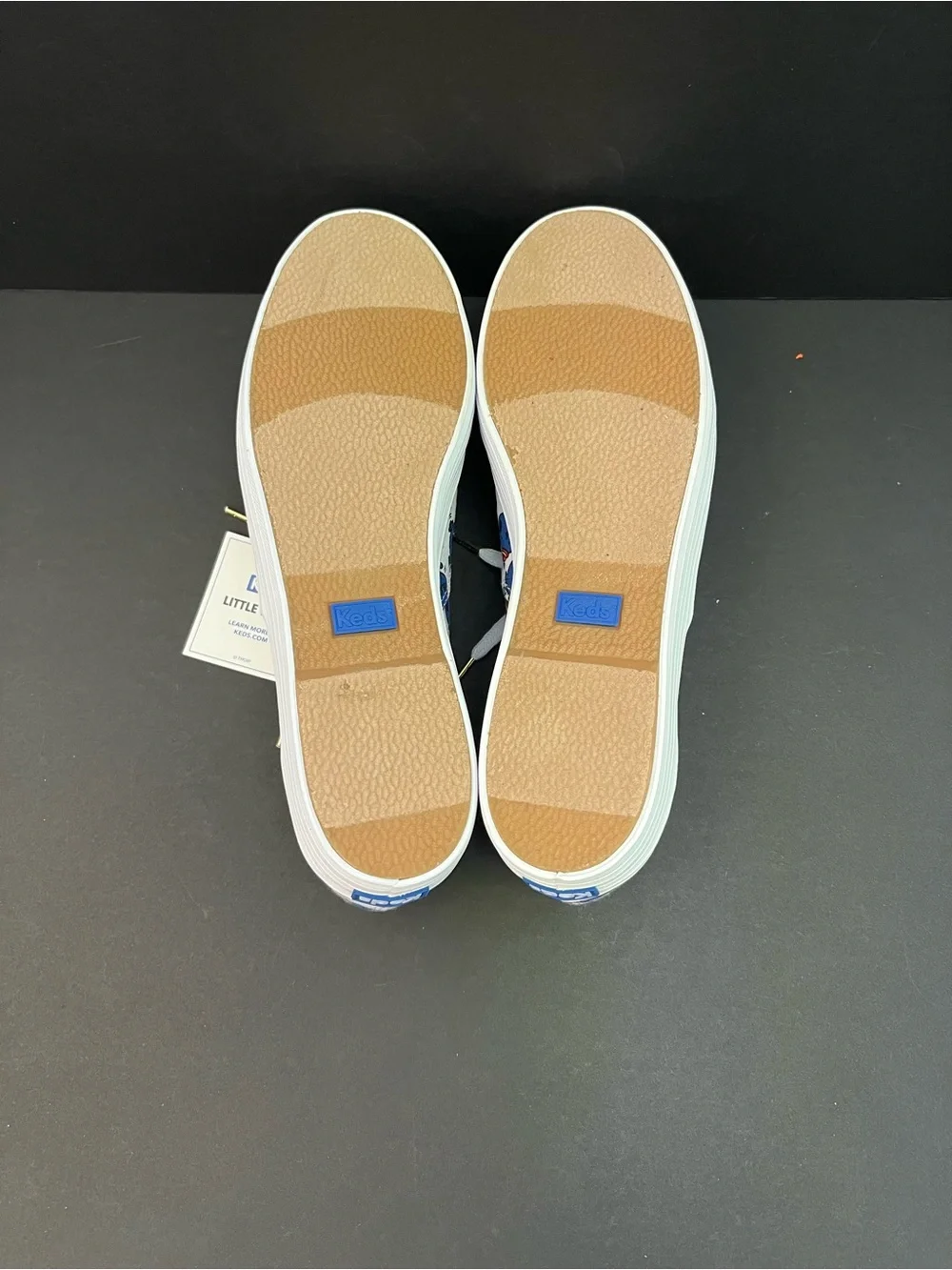 Keds x Little Miss Bossy sneakers.Special edition.Blue & white print. NIB.Size 9